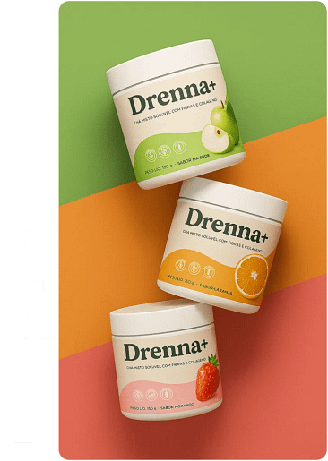 Drenna+ - Suplemento detox em pó com Cromo e extratos vegetais