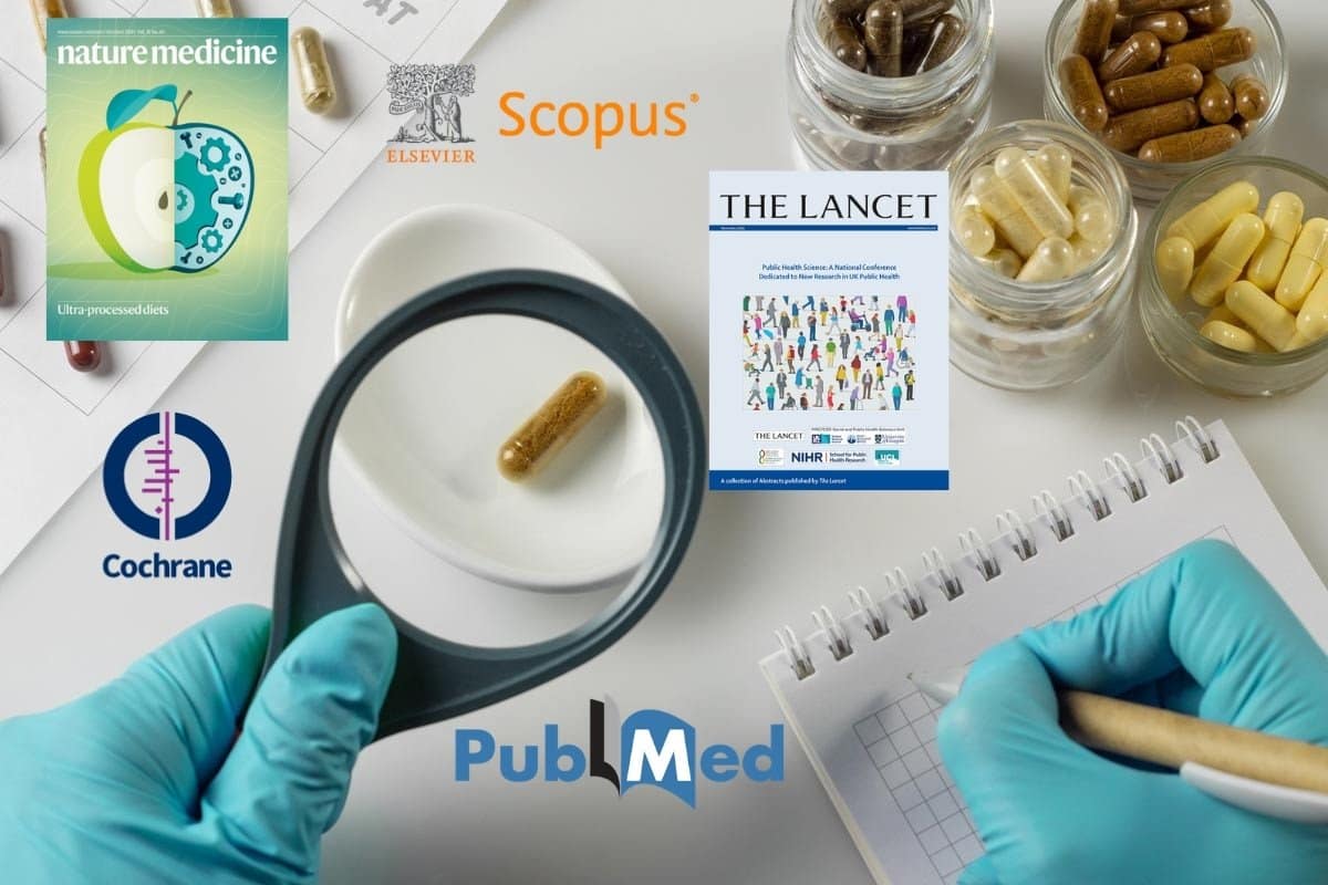 Bases de dados usadas na metodologia de análise de suplementos da Pure Nutrytion: PubMed, Cochrane e Scopus